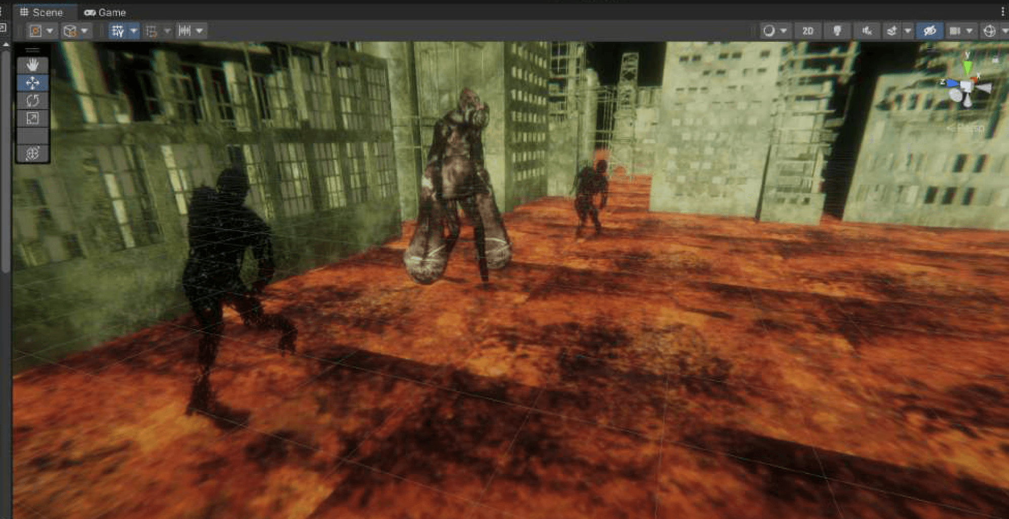 Scene 2: swamp environment marking the boundary between two worlds — alternate view
